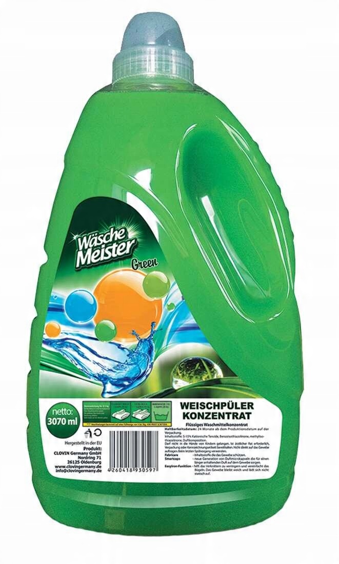 

WascheMeister Płyn Do Płukania Zielony 3,07L