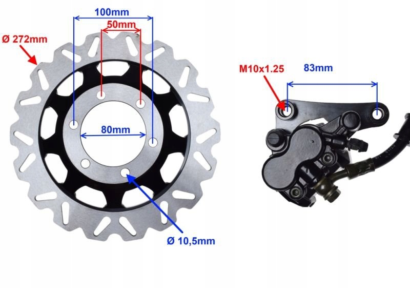 Uklad hamulcowy przedni HAMULEC TARCZA ZIPP PRO Part number ZPR4000