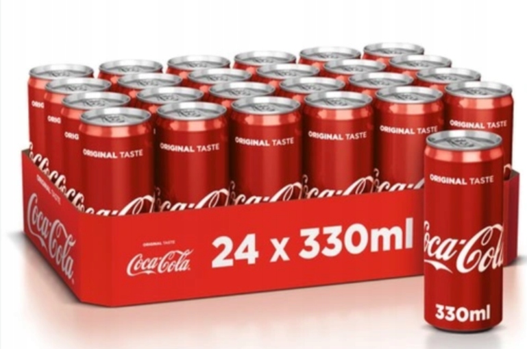 Levně Coca cola v plechovce 24 x 330 ml