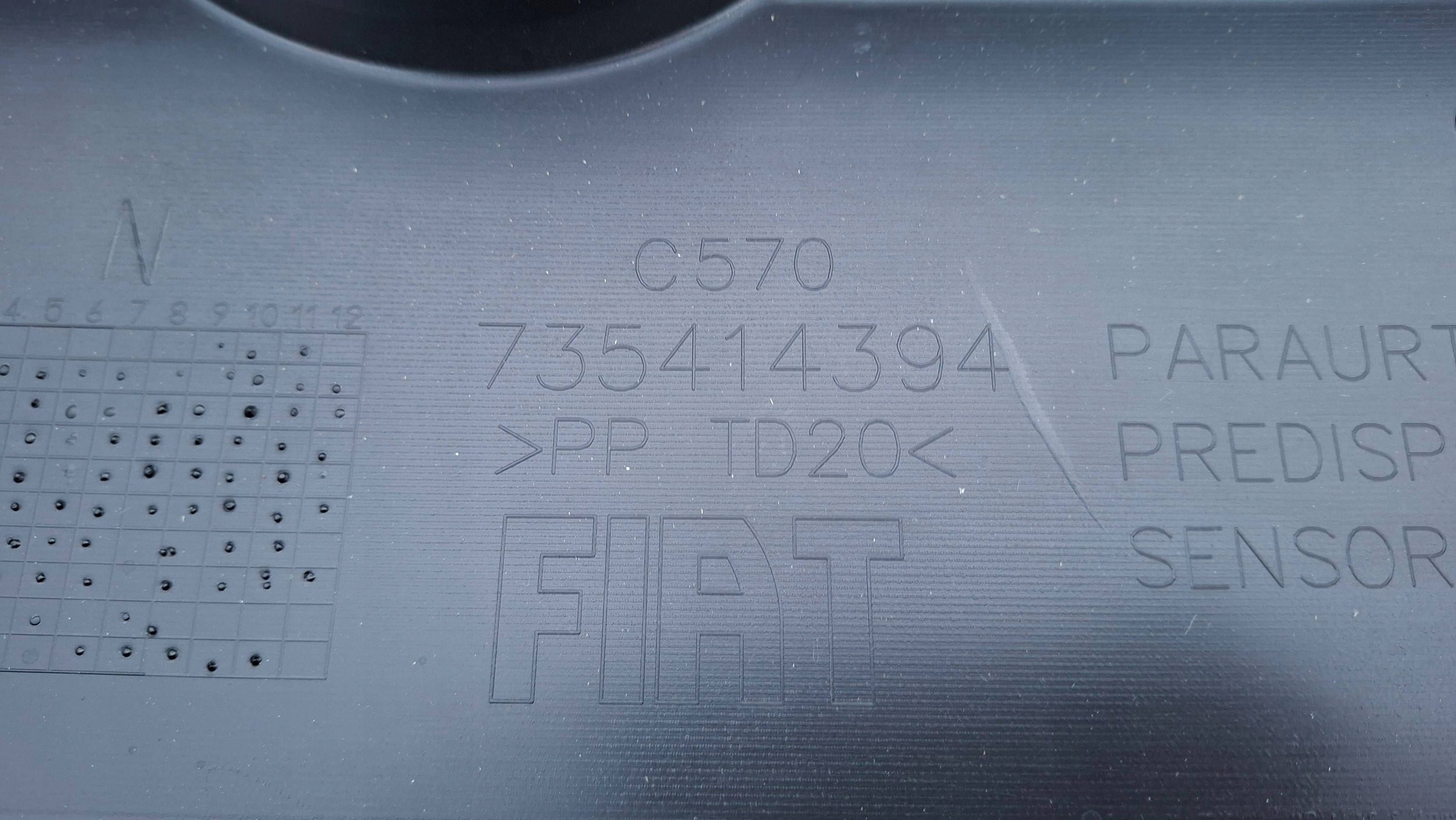 bumper front 735414394 FIAT BRAVO II 2007