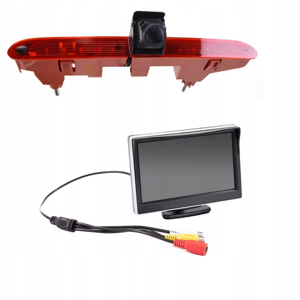 Couvací Kamera 5" monitor Combo Proace Berlingo Doblo Rifter Partner