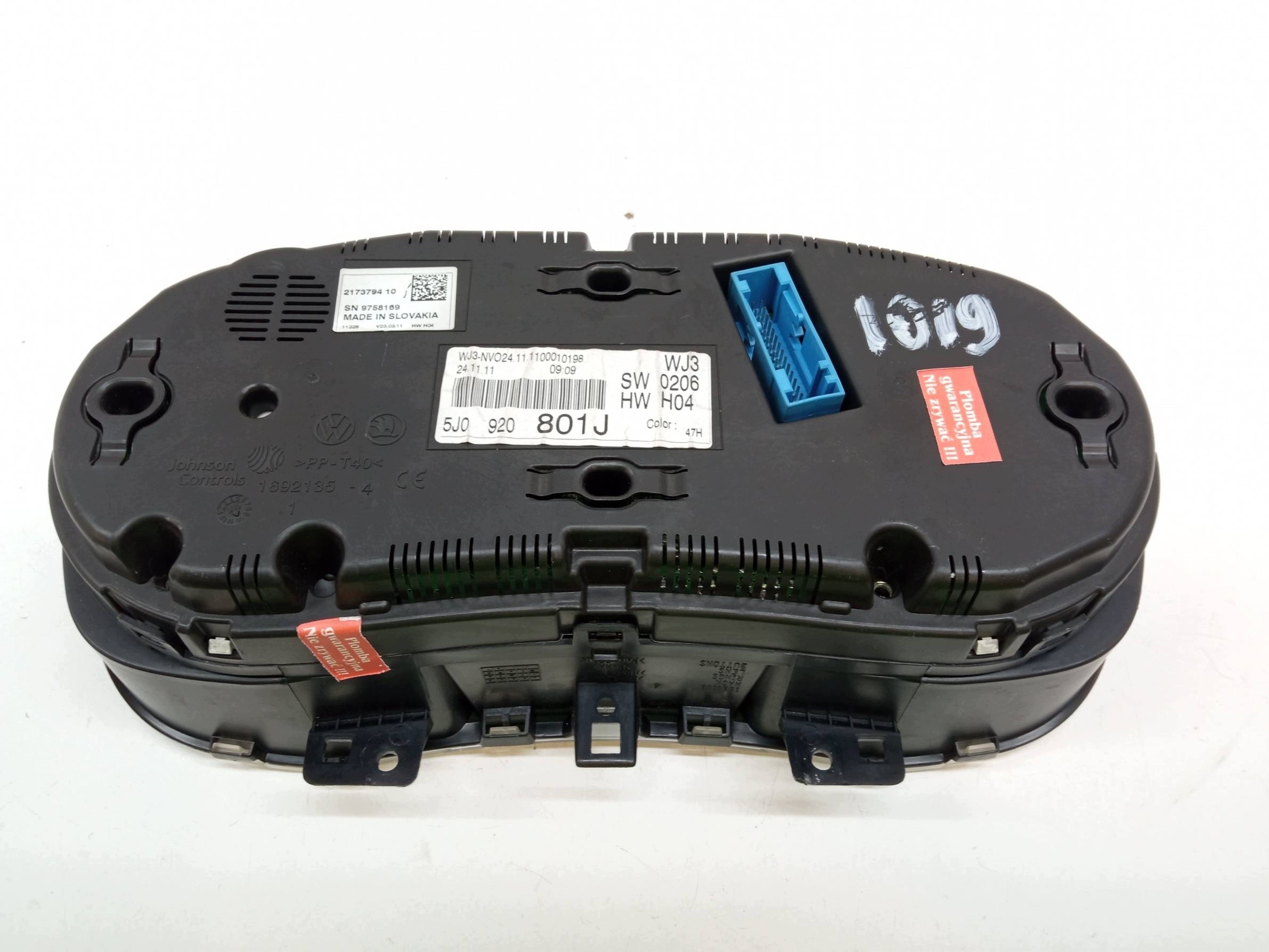 dials EU 5J0920801J 1.6 TDI Skoda Fabia II (2007-2014)