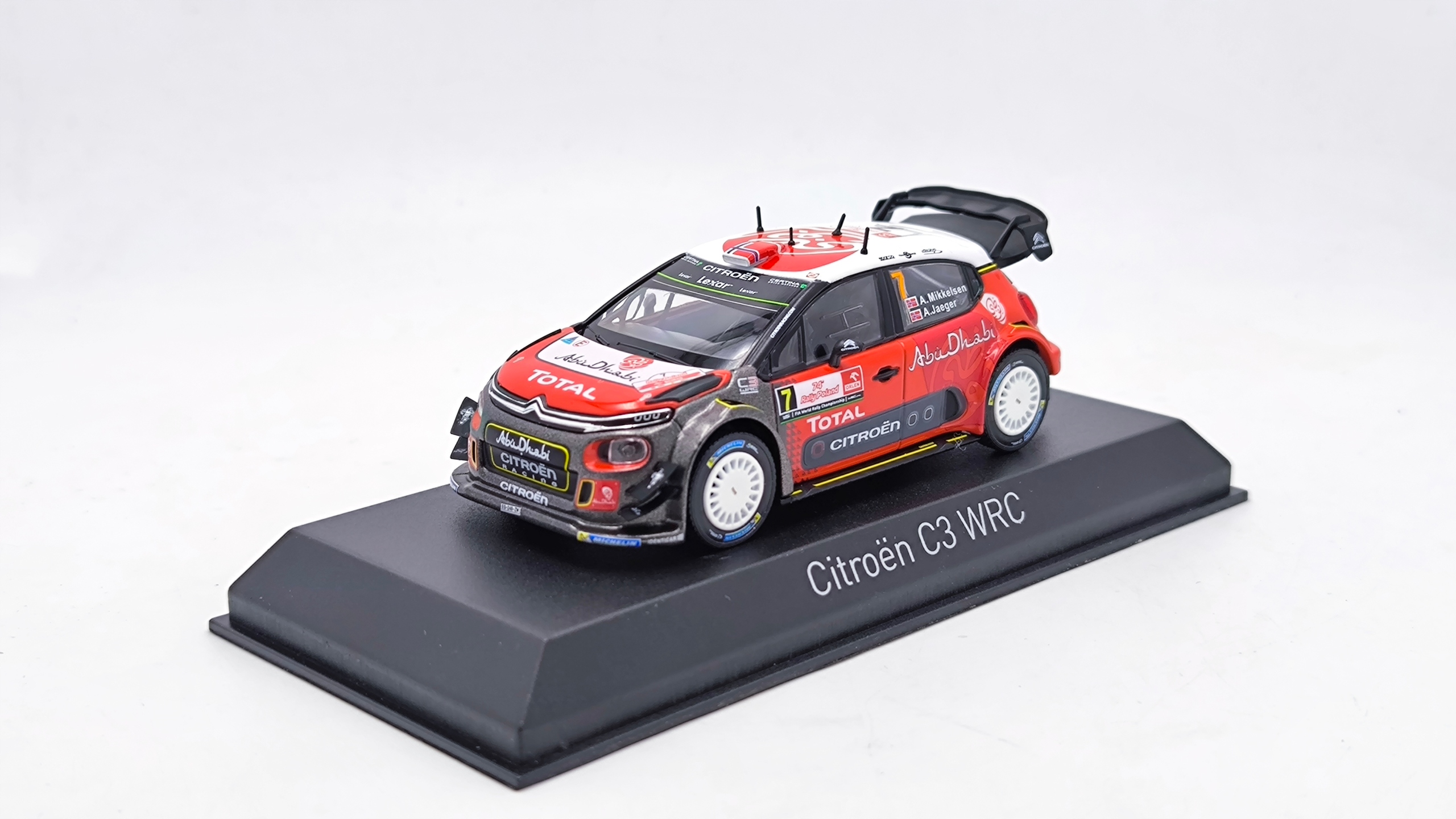 Citroen C3 Wrc #7 Rally Poland 2017 Norev 1:43 155363