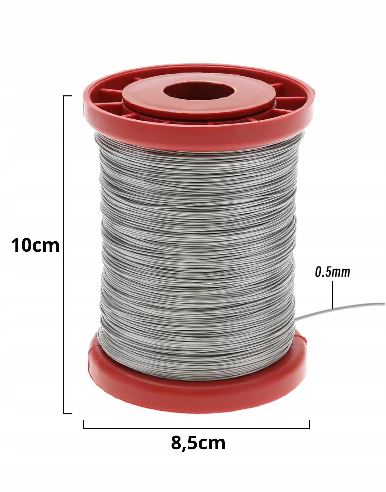 Drut pszczelarski nierdzewny 0,5 mm 1000 g RegMag – Stabilne mocowanie węzy
