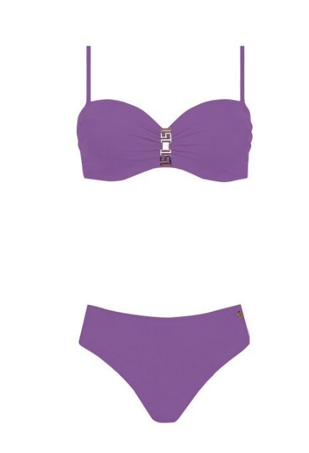 Self Plavky Bardotka Push Up Gold 1 S730CH1 Fialová 36B 65B S