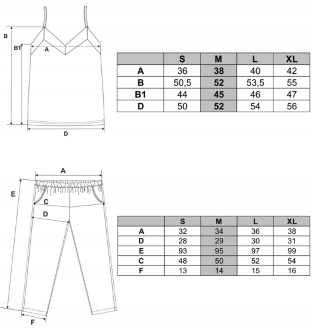 PIŻAMA DAMSKA BAWEŁNIANA DWUCZĘŚCIOWA NA RAMIĄCZKACH DŁUGIE SPODNIE MORAJ S Model PDD4400-004