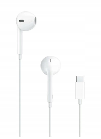 Oryginalne Słuchawki Apple Earpods Usb-c MTJY3ZM/A Do iPhone 16 17 Pro