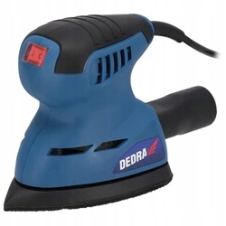 Szlifierka Oscylacyjna Dedra 125W Elektryczna Do Drewna Zestaw Papiery