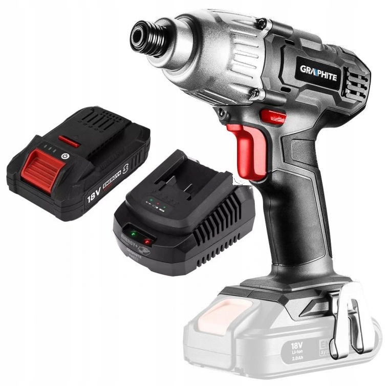 Aku Rázový Utahovák Graphite Akumulátor 4AH Energy+ 18V 58G012 Nabíječka Sada