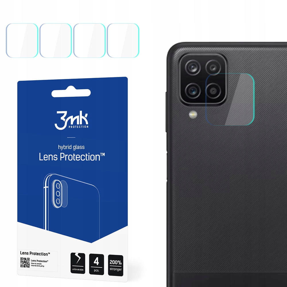 

4x Szkło hybrydowe na aparat do Samsung Galaxy A12