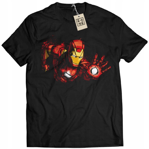 

Koszulka Iron Man Avengers Marvel czarna XL