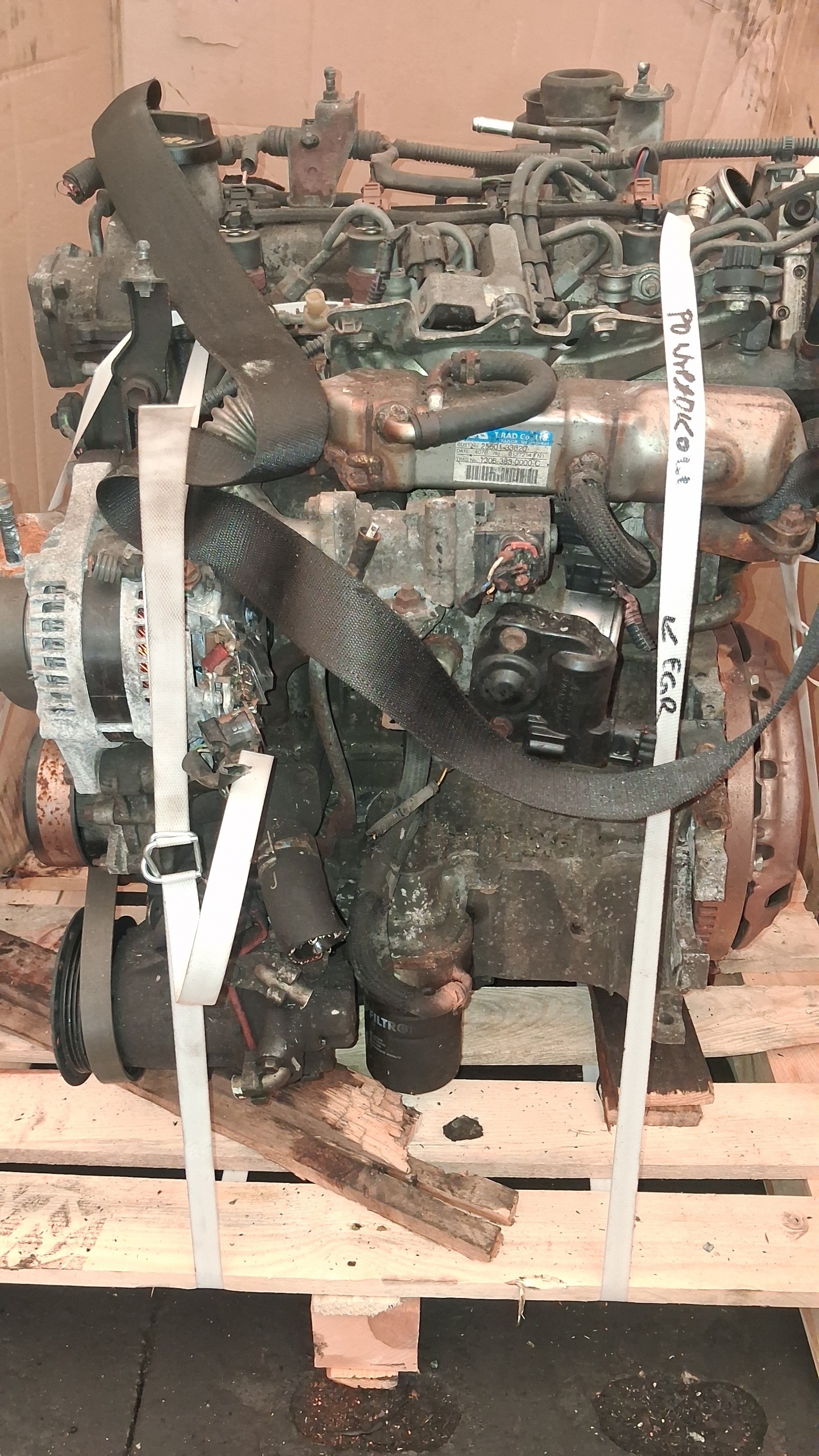 engine complete TOYOTA AURIS 1.4 D4D 1ND-E52CA PEWNY PO STLUCZCE