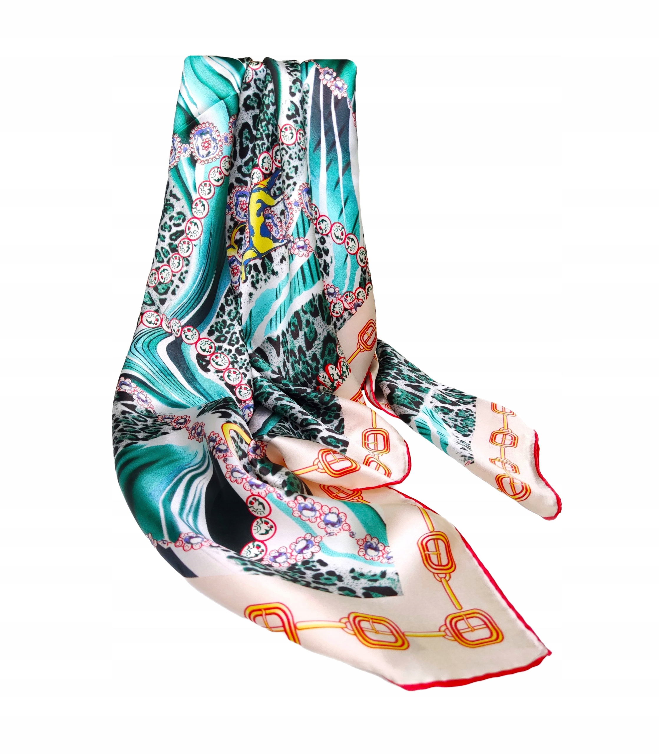 Hedvábný Šátek 100% Hedvábí Přírodní Šátek Značková Kvalita Hq