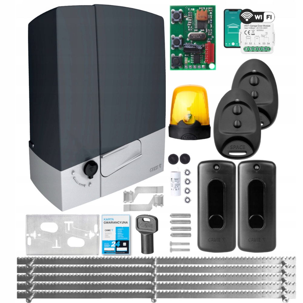 Came BXV10AGE Zestaw 1000kg 2 Piloty 5m listw Led WiFi Bxv Plus na osiedle