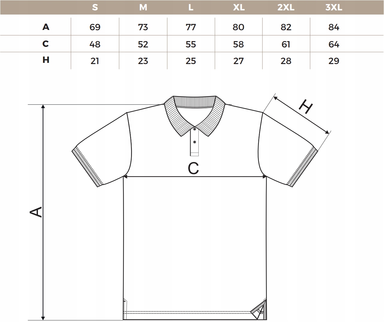 MALFINI PREMIUM COLLAR 256 ELEGANCKA PRESTIŻOWA męska koszulka polo M Wzór dominujący bez wzoru