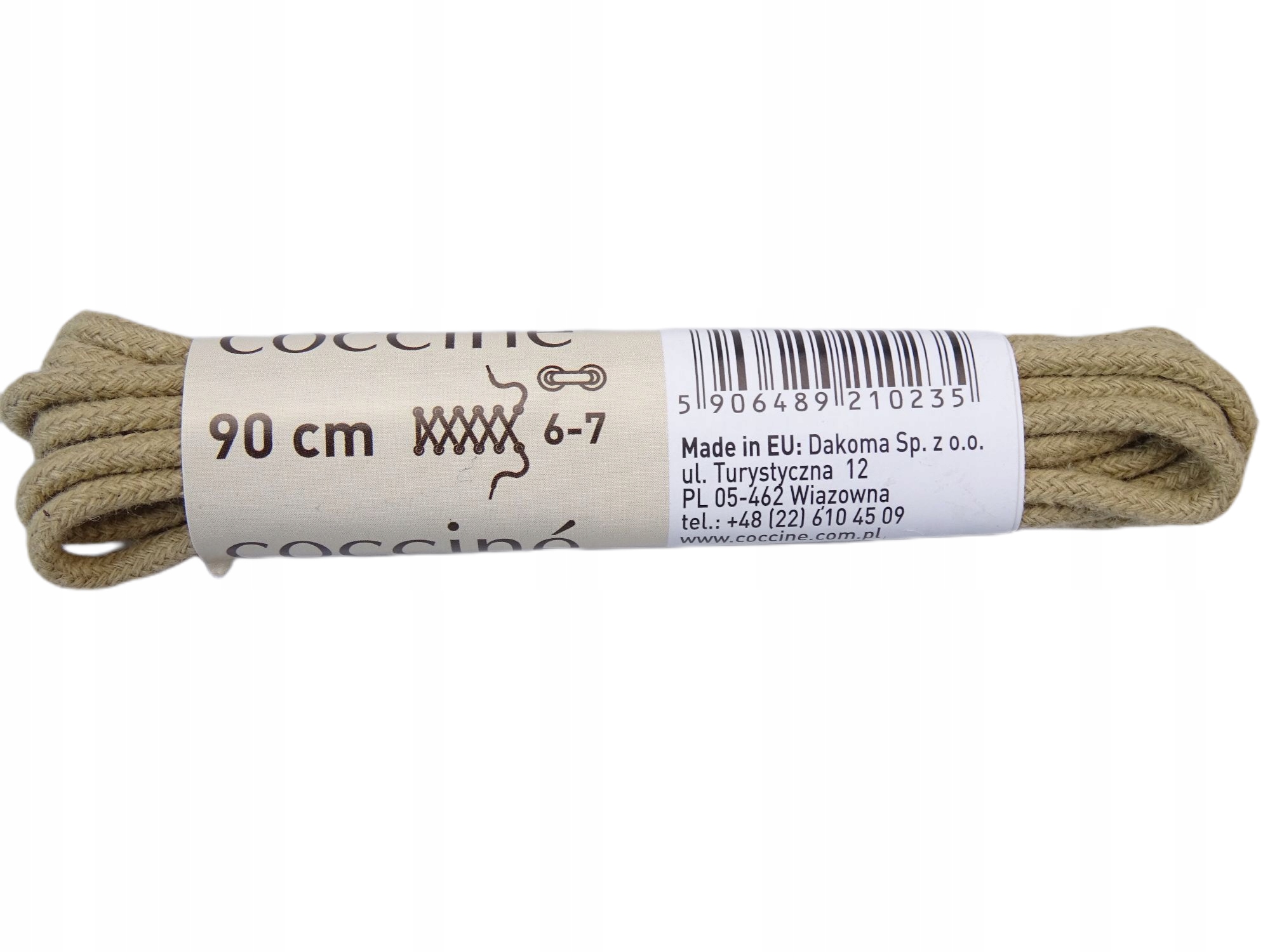 

Sznurowadła sznurówki 100 % Bawełny 90 cm Beżowe