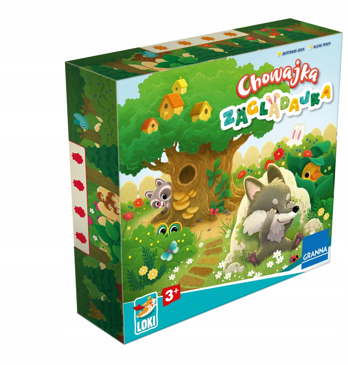 Towarzyska Gra Planszowa Dla Dzieci 3 Lata Planszówka Chowajka Zaglądajka