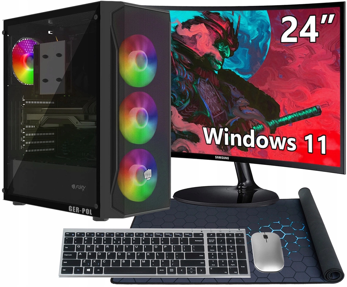 Súprava počítač Core i7 16GB Ram 512GB Ssd Windows 11 WiFi monitor 24"