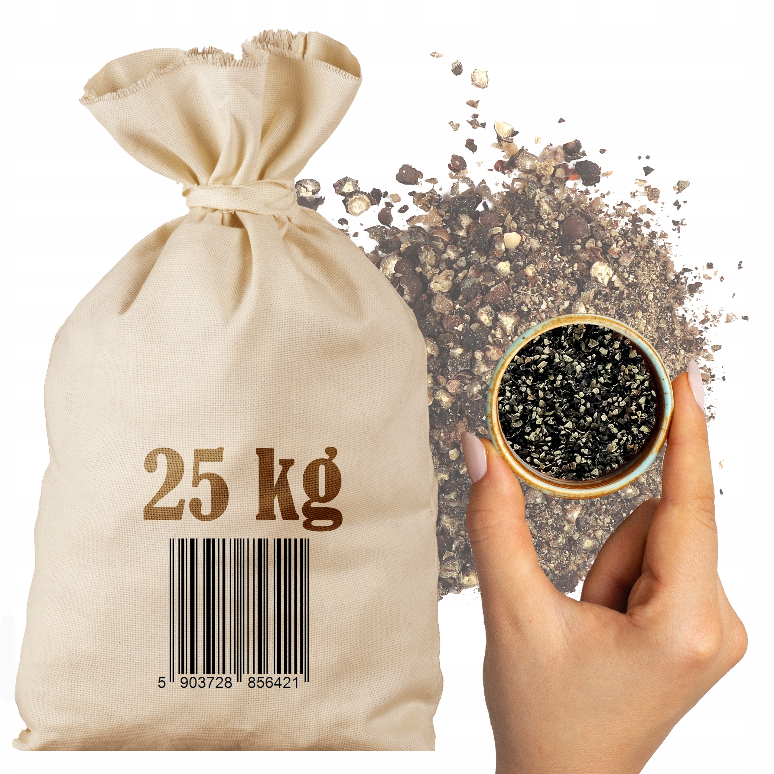 Levně Pepř Černý Kladívkový 25 Kg Sáček Velkoobchod