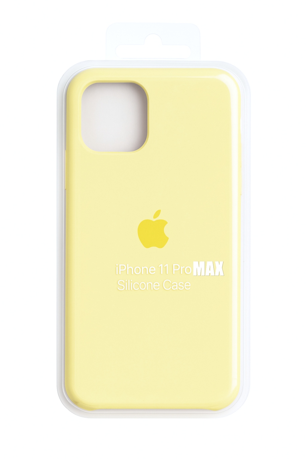 Silikonowe Etui iPhone 11 Pro Max Żółte Matowe