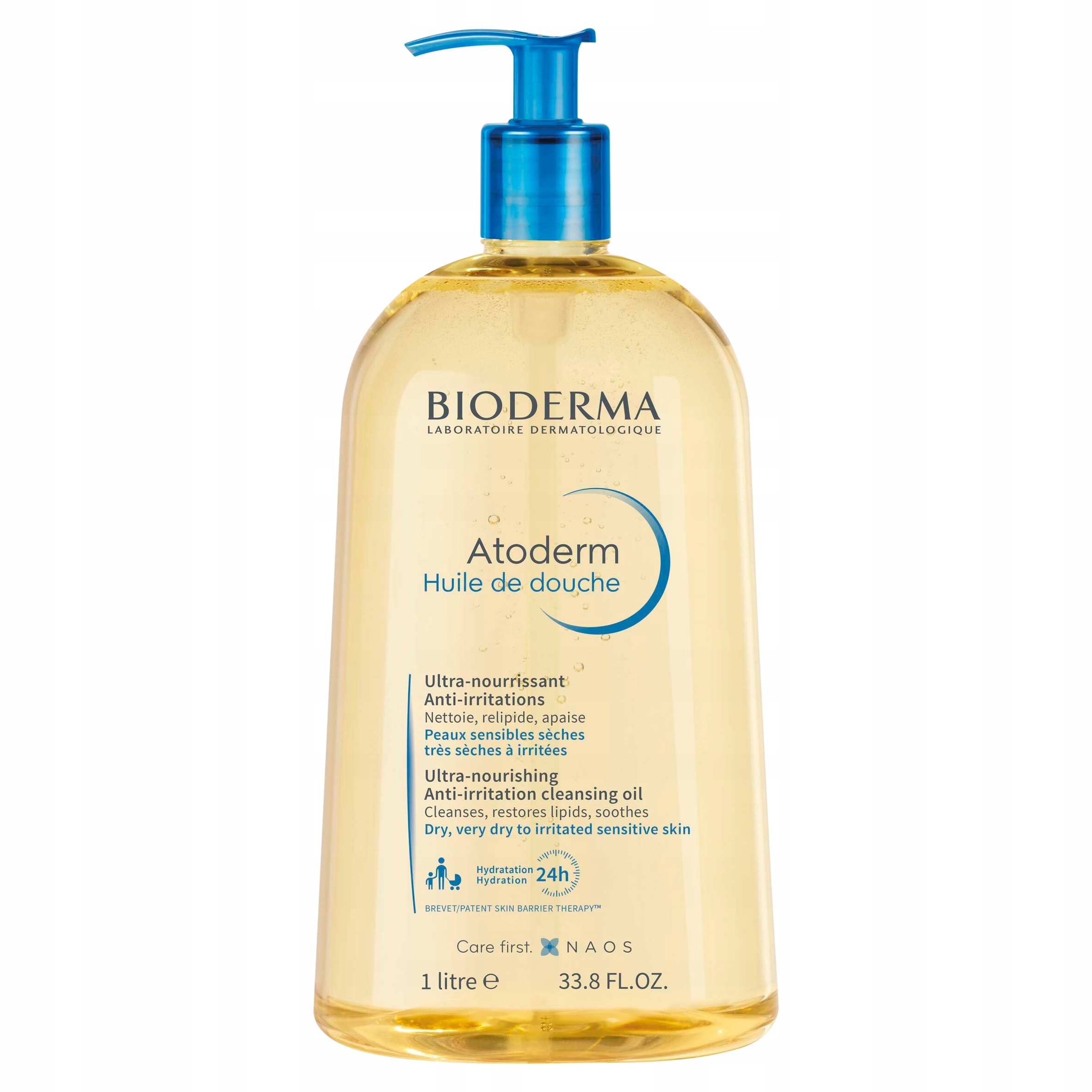 Bioderma Atoderm Huile Olejek Nawilżający Do Kąpieli I Pod Prysznic 1000ml