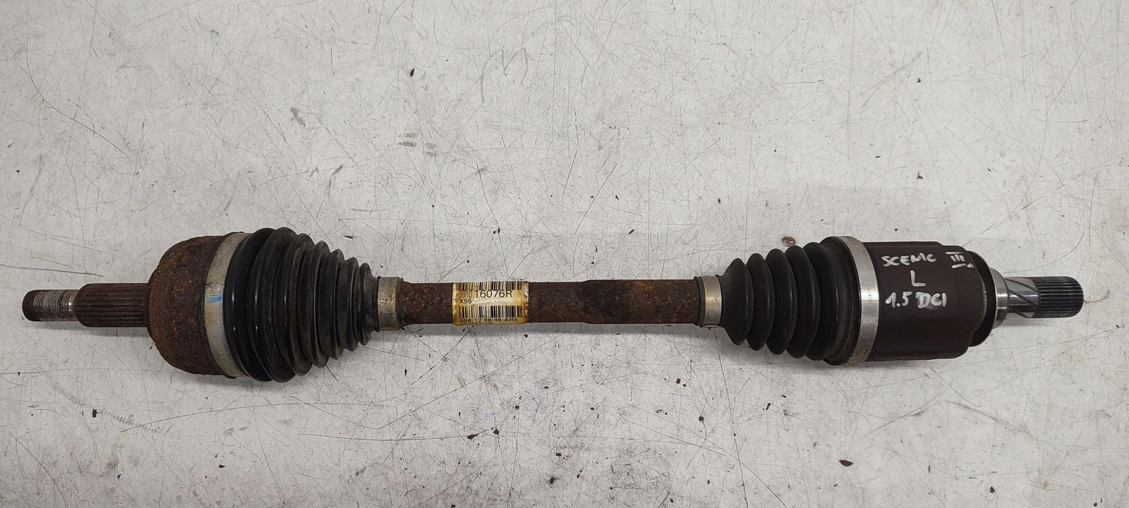 semi-axis left short. automat Renault Grand Scenic III 1,5 DCI
