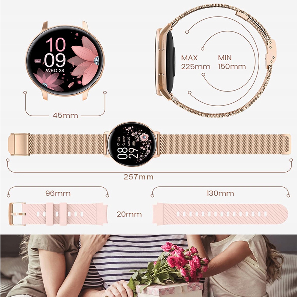 smartband smartwatch fit sms menu polskie sport tętno bluetooth pulsometr Rodzaj smartwatch