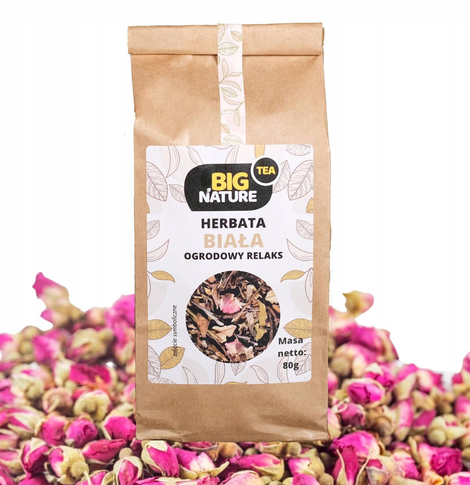 Herbata biała OGRODOWY RELAKS 80g - BIG NATURE — 3