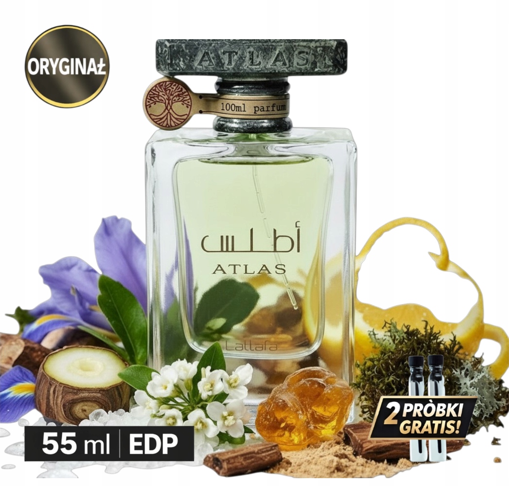 Perfumy Lattafa Atlas 55ml 2 Próbki