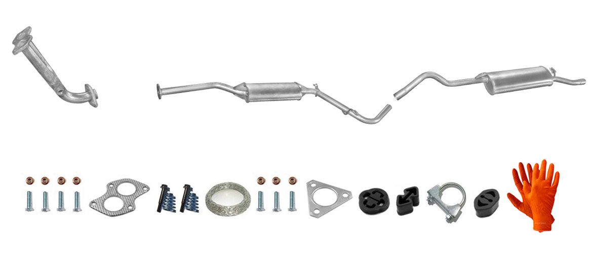 Škoda Felicia 1.3i 50 kW (1996-2001) Pick-up Výfukový Systém