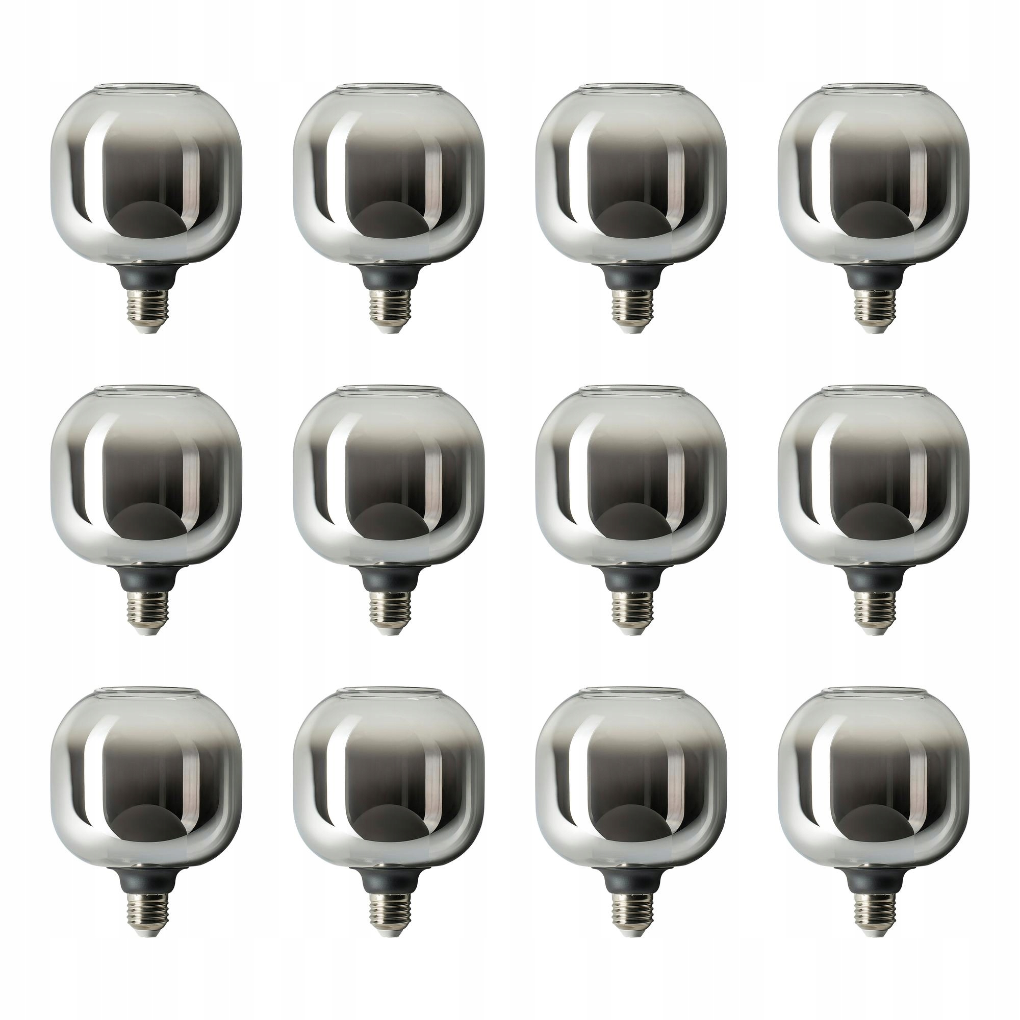 12 szt. Żarówka Led E27 150 lm 2200K rurka szare szkło 120mm Molnart