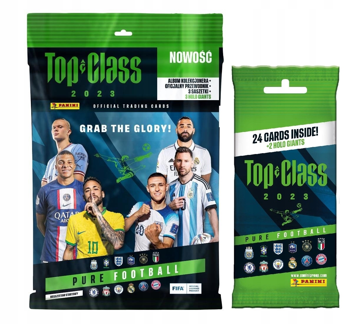 Album Na Karty Top Class 2023 Zestaw Saszetka Fat Pack 24 Karty Holo