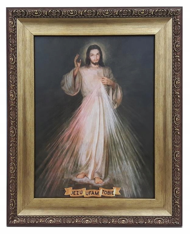 

Święty Obraz Jezusa 42x52 Jezu Ufam Tobie Miłosier
