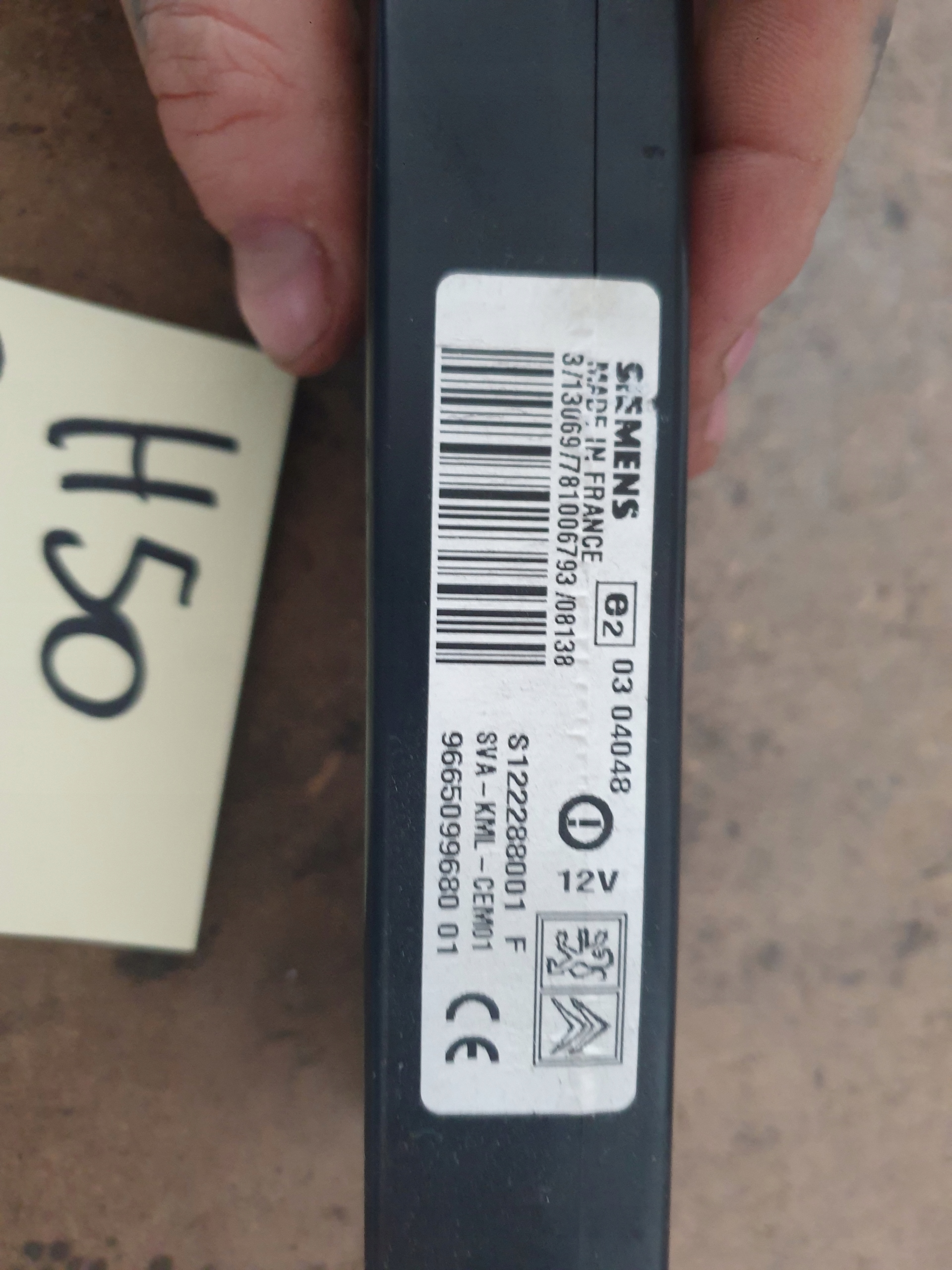 module control unit BLUETOOTH CITROEN C5 S122288001F 966509968001