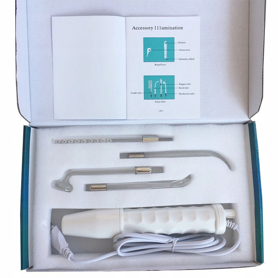 Darsonval elektrostymulacja włosów skóry 4 peloty,prezent na dzien mamy Informacje o bezpieczeństwie CE