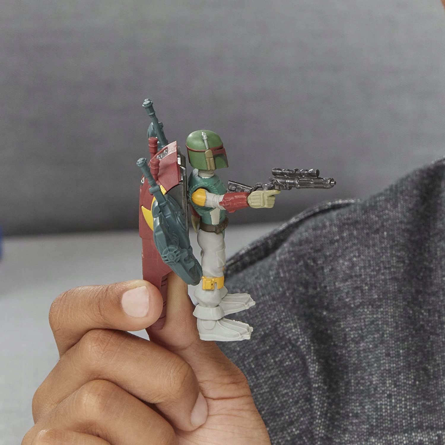 STAR WARS MISSION FLEET FIGURKA BOBA FETT + PLECAK Marka Hasbro