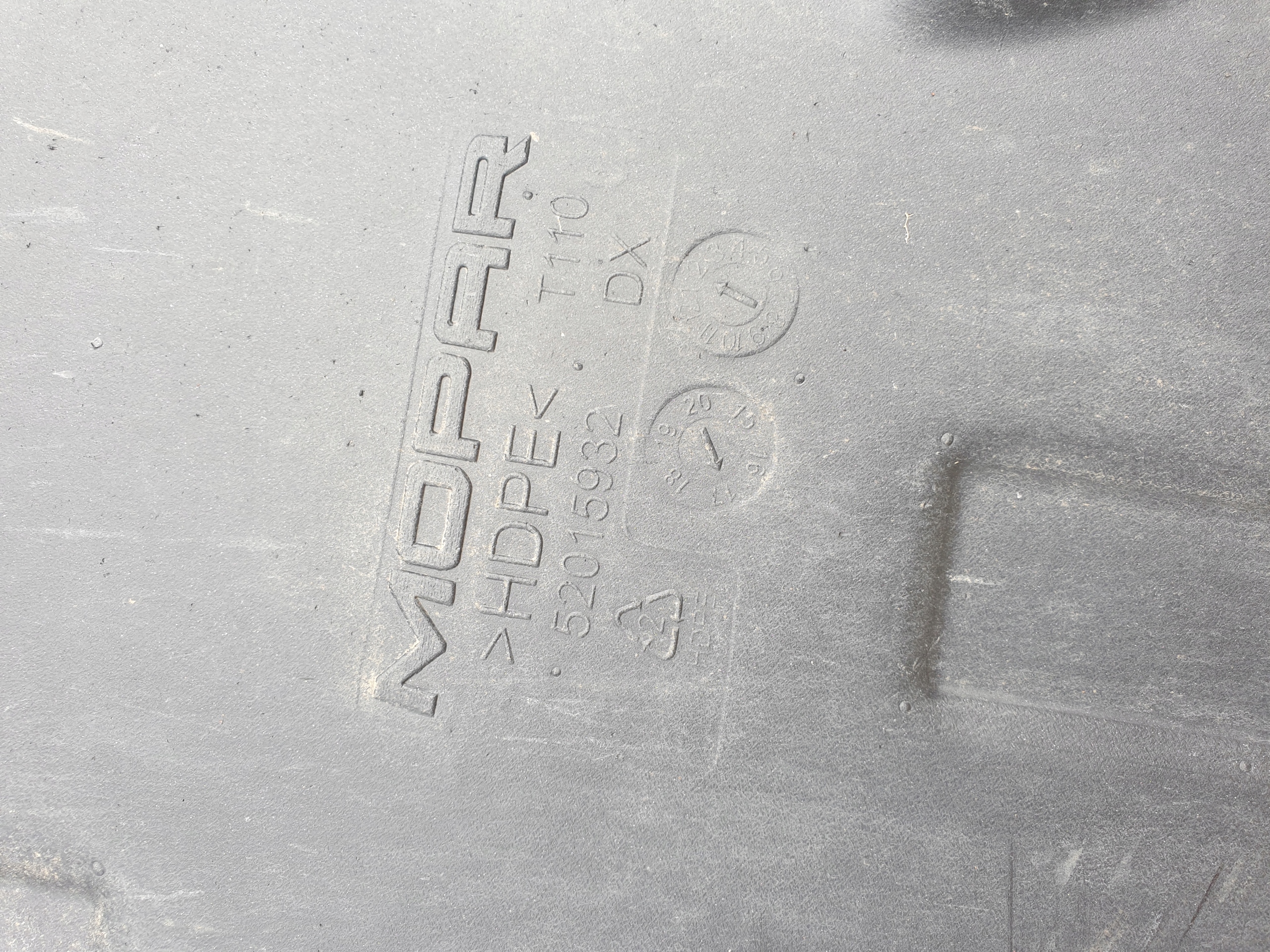 cover lower chassis FIAT TIPO 2015- 52015932
