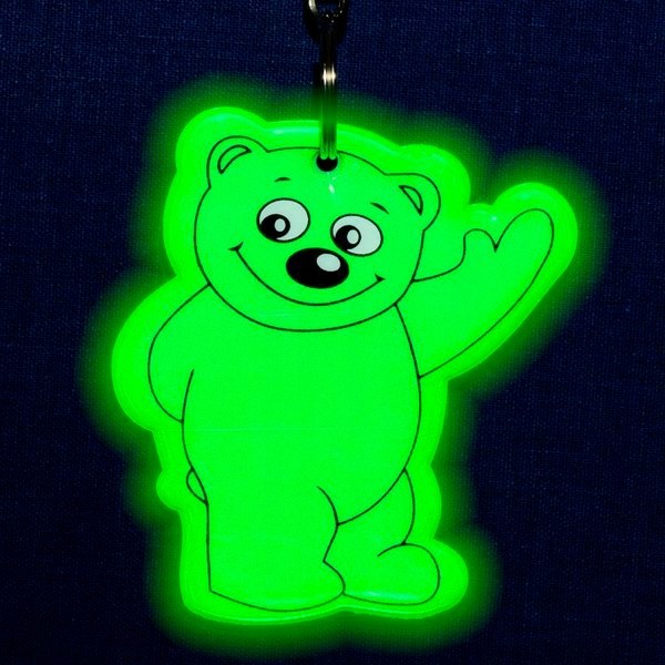 

Brelok Odblaskowy Miś Zawieszka Breloczek