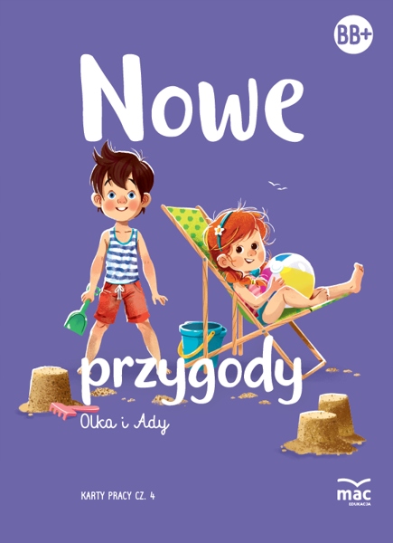 

Nowe Przygody Olka I Ady Poz. Bb+ Karty pracy cz 4