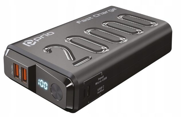 

Power Bank prio 22.5W Scp 20W Pd QC3.0 20000mAh