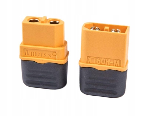 KONEKTOR XT60 XT60H WTYCZKA GNIAZDO + 2 x AMASS KOMPLET