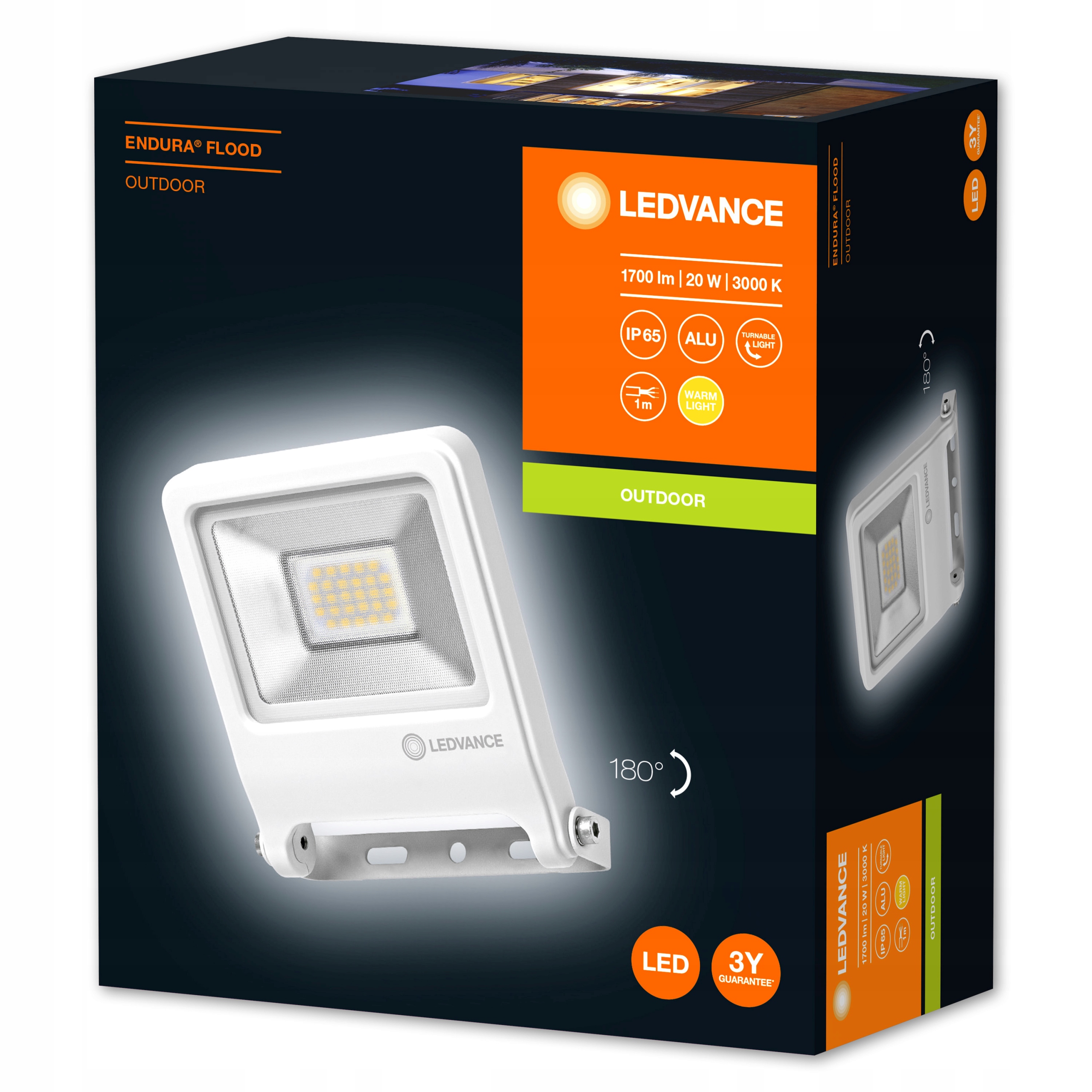 NAŚWIETLACZ LED LEDVANCE ENDURA 20W 3000K IP65 Marka Ledvance