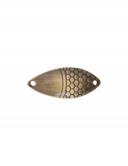 Błystka Mikado Roach Nr 1 8g 4,2cm Stary Mosiądz
