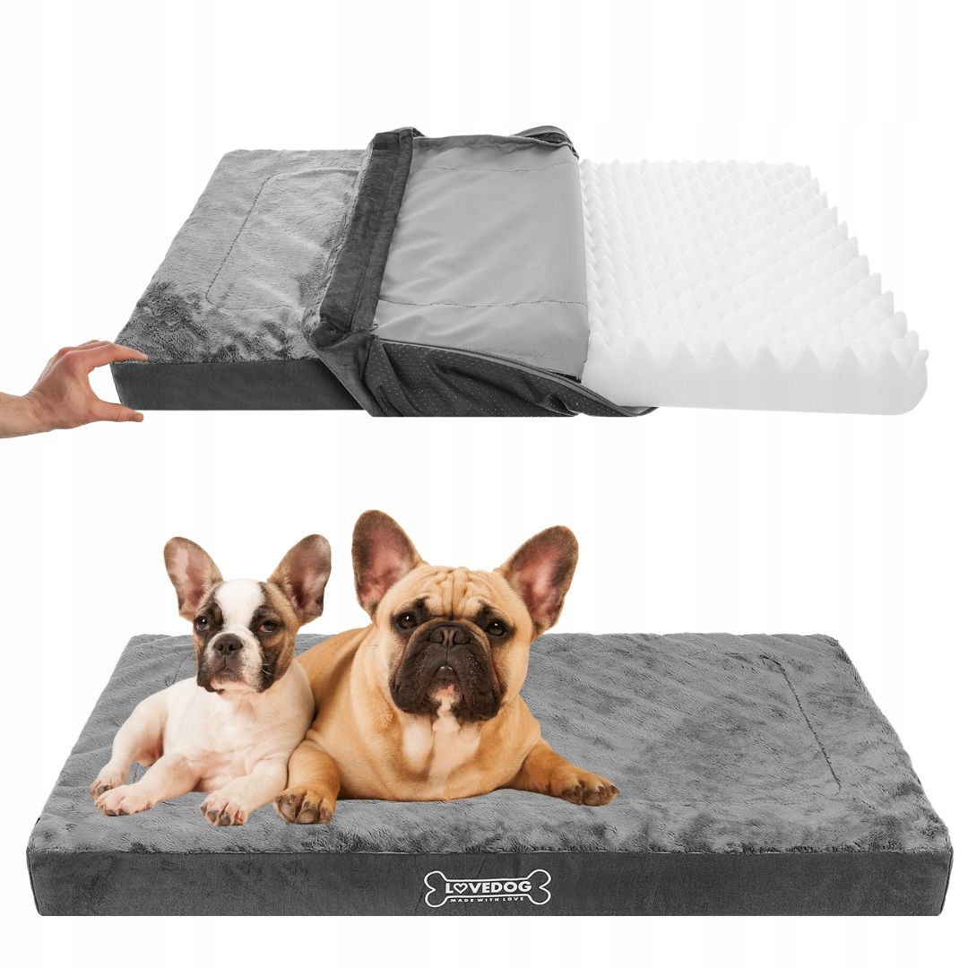 Levně Ortopedická Pelíšek pro psy, M 70x55 Matrace vodotěsná Potah