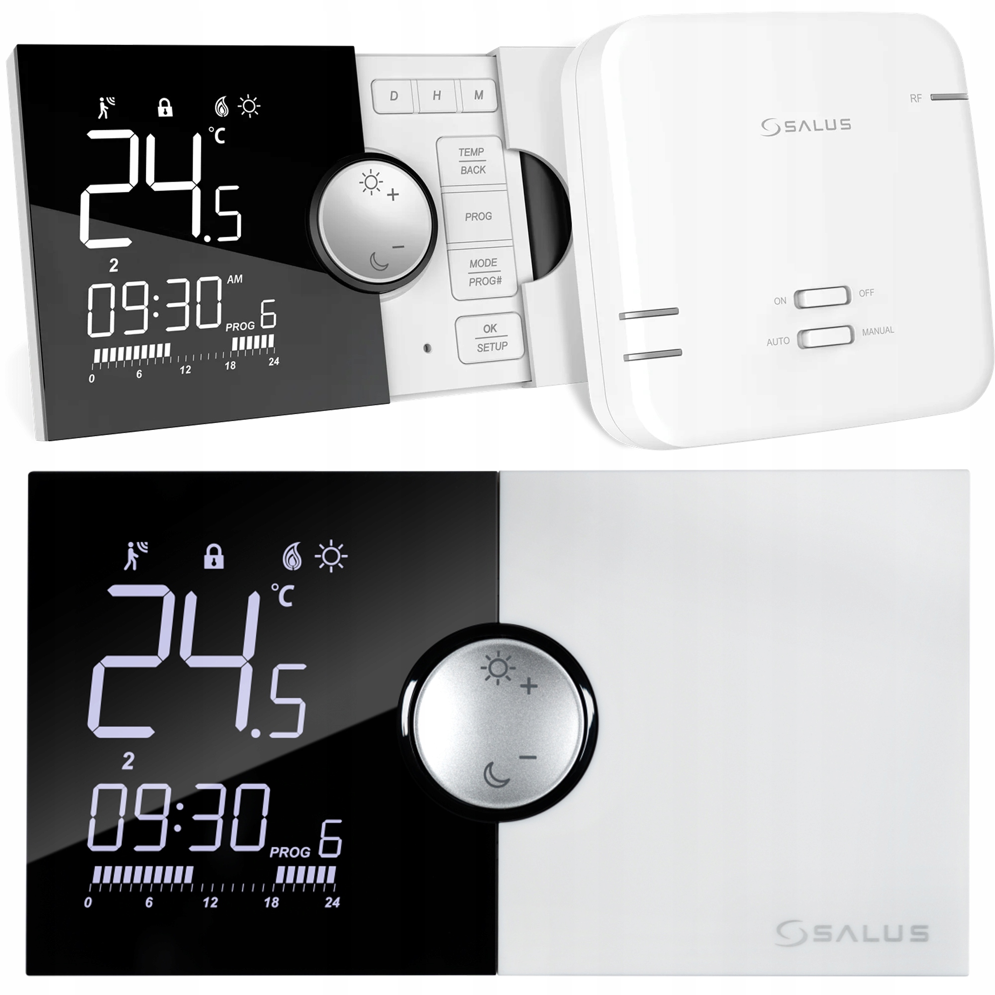 Bezdrôtový Izbový Regulátor Týždenného Regulátora Pre Kotlové Pece Salus