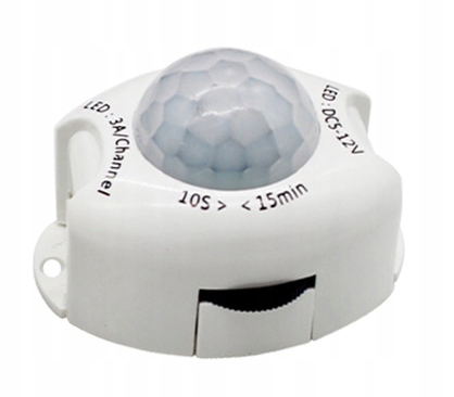 

Czujka Ruchu Pir 12V 3A 36W czujnik na DC taśm Led