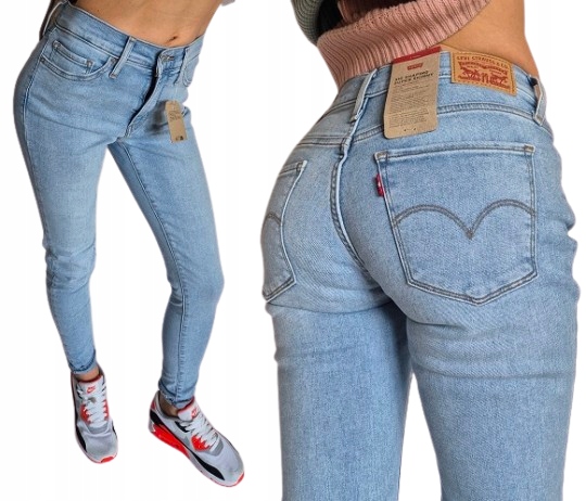úzké nohavice Levi's 310 Shaping Skinny W31 L28 31x28 světlé 40/L