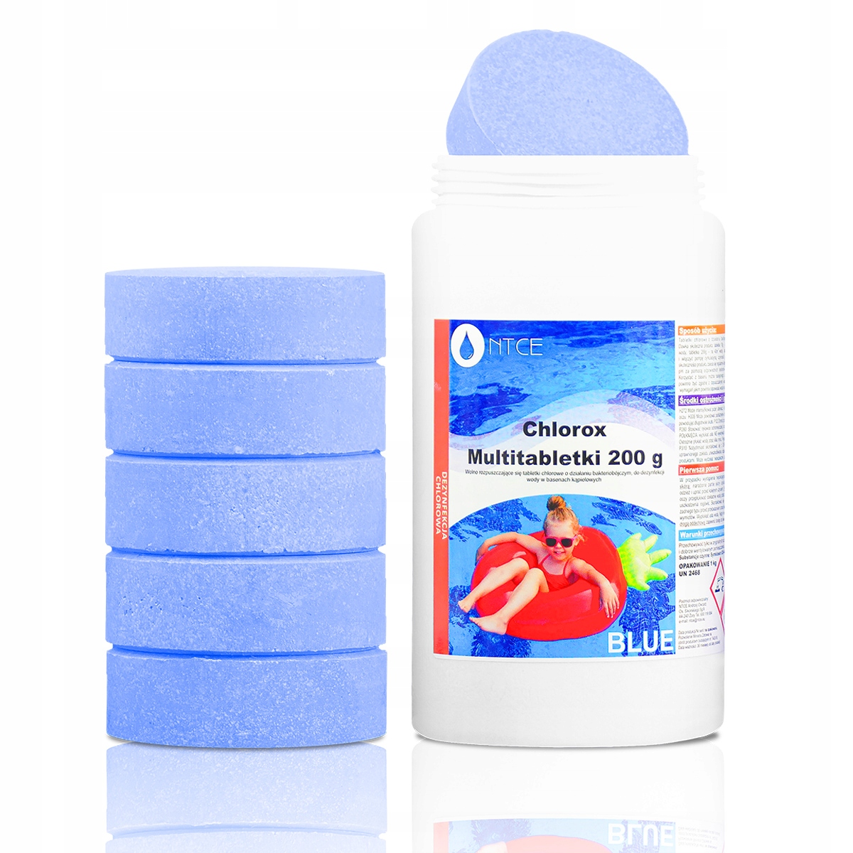 

Chlor Multi Tabletki do Basenu Niebieska Woda 1kg
