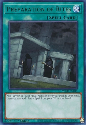 

Yu-Gi-Oh! Tcg: Preparation of Rites (wisu)