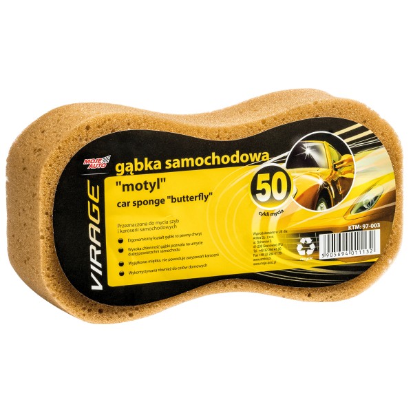 VIRAGE GĄBKA SAMOCHODOWA MOTYL / VIRAGE
